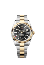 Rolex Sky-Dweller, 42mm, Oystersteel and 18k Yellow Gold, Black, Oyster, Ref# 336933-0003