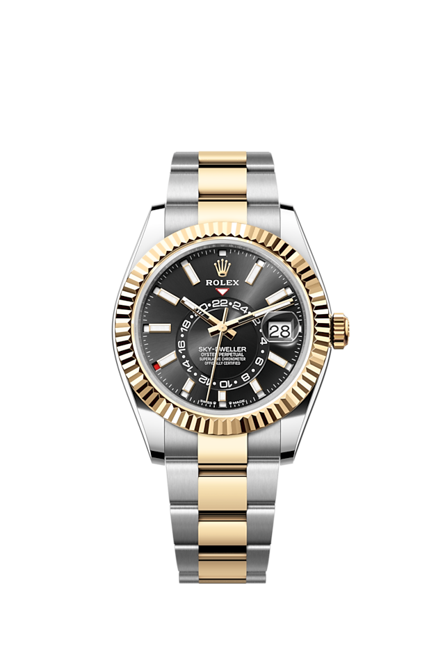 rolex-sky-dweller-42mm-oystersteel-and-18k-yellow-gold-black-oyster-ref-336933-0003-i9mtz.png Rolex Sky-Dweller, 42mm, Oystersteel and 18k Yellow Gold, Black, Oyster, Ref# 336933-0003 - Image 1
