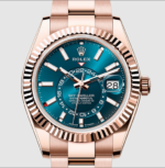 Rolex Sky-Dweller Everose Gold Blue-Green Turquoise Menâ€™s Watch - Image 3