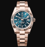 Rolex Sky-Dweller Everose Gold Blue-Green Turquoise Menâ€™s Watch - Image 4