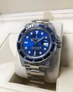 Rolex Submariner Date 116659 SABR 18K White Gold Diamonds Sapphires UNWORN - Image 3