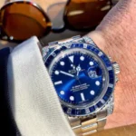 Rolex Submariner Date 116659 SABR 18K White Gold Diamonds Sapphires UNWORN - Image 5