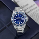 Rolex Submariner Date 116659 SABR 18K White Gold Diamonds Sapphires UNWORN - Image 7