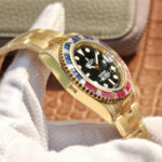 Rolex Submariner Golden Blue / Red Diamond Black Dial 40mm - Image 9