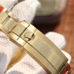 Rolex Submariner Golden Blue / Red Diamond Gold Dial 40mm - Image 7