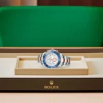 Rolex Yacht-Master II Two Tone Steel Rose Gold White Dial Watch 116681-0002 - Image 2
