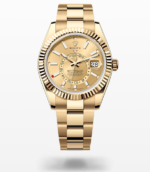 Sky Dweller Blue Dial 18K White Gold Bezel Steel Jubilee Men’s Watch 326934 - Image 8