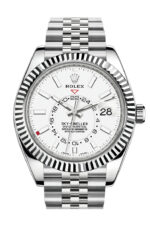 Sky Dweller White Dial 18K White Gold Bezel Steel Jubilee Men’s Watch 3100034 - Image 5