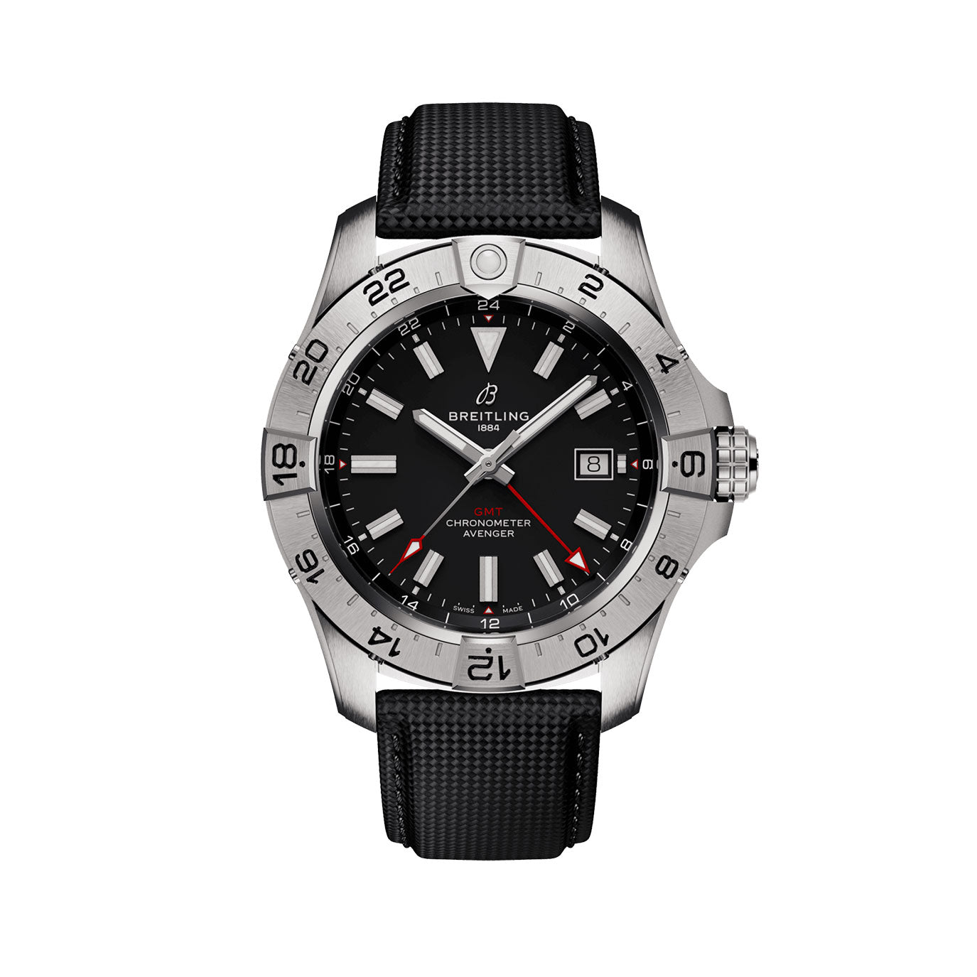 unworn-breitling-avenger-automatic-gmt-44-ref-a32320101b1x1-6l7vo.jpg Unworn Breitling Avenger Automatic GMT 44, Ref# A32320101B1X1 - Image 1