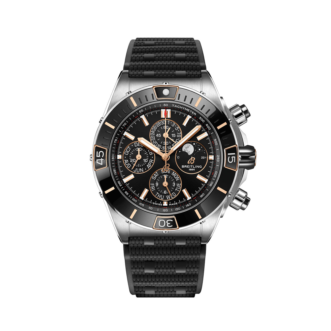 unworn-breitling-super-chronomat-44-four-year-calendar-ref-i19320251b1s1-hblql.jpg Unworn Breitling Super Chronomat 44 Four-Year Calendar Ref# I19320251B1S1 - Image 1