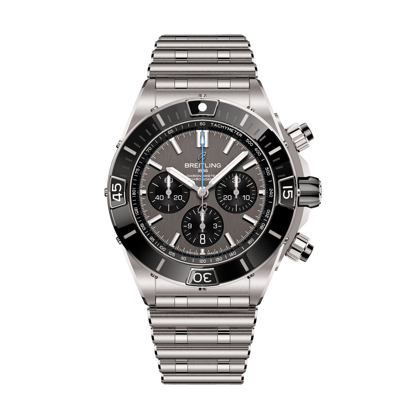 unworn-breitling-super-chronomat-b01-44-ref-eb0136251m1e1-0ca1c.jpg Unworn Breitling Super Chronomat B01 44 Ref# EB0136251M1E1 - Image 1