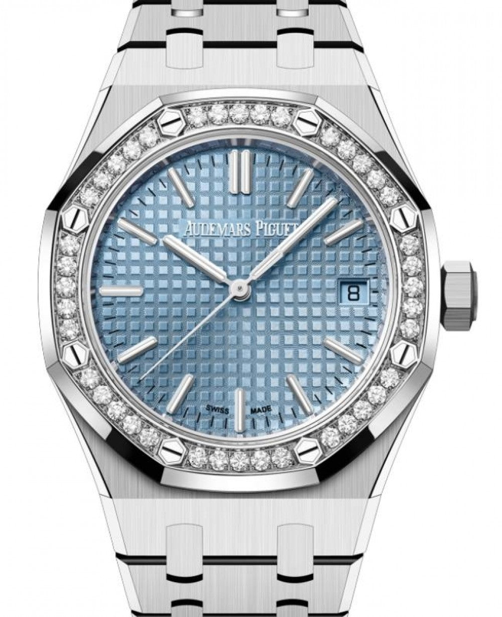 audemars-piguet-royal-oak-selfwinding-stainless-steel-37mm-light-blue-dial-diamond-15551stzz1356st01-ymvjp.jpg Audemars Piguet Royal Oak Selfwinding Stainless Steel 37mm Light Blue Dial Diamond 15551ST.ZZ.1356ST.01 - Image 1