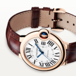 Ballon Bleu 18ct Rose Gold 36mm Automatic Leather Strap Watch - Image 3