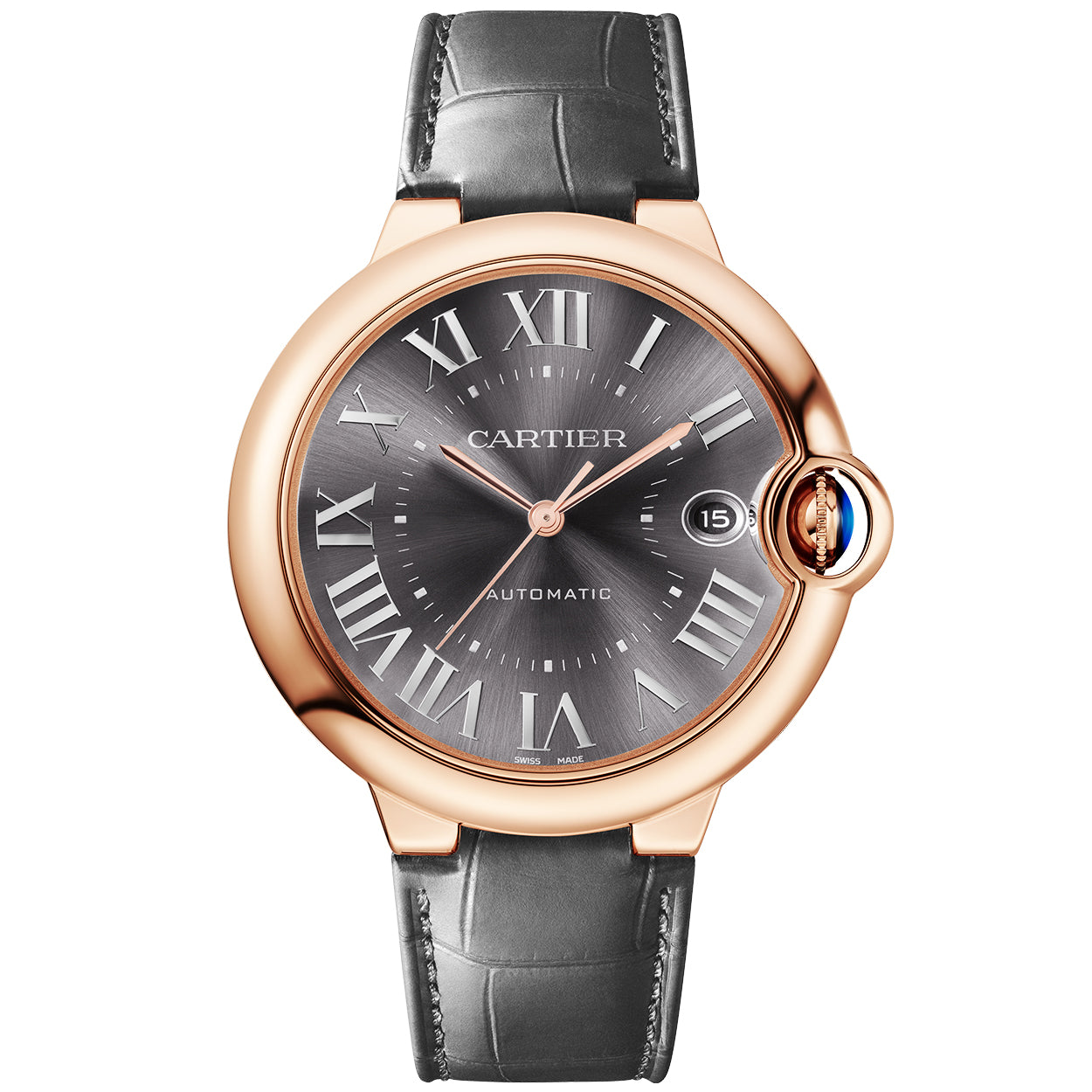 ballon-bleu-18ct-rose-gold-40mm-grey-dial-automatic-watch-9rb1c.jpg Ballon Bleu 18ct Rose Gold 40mm Grey Dial Automatic Watch - Image 1
