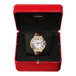 Ballon Bleu 18ct Rose Gold 42mm Automatic Leather Strap Watch - Image 3