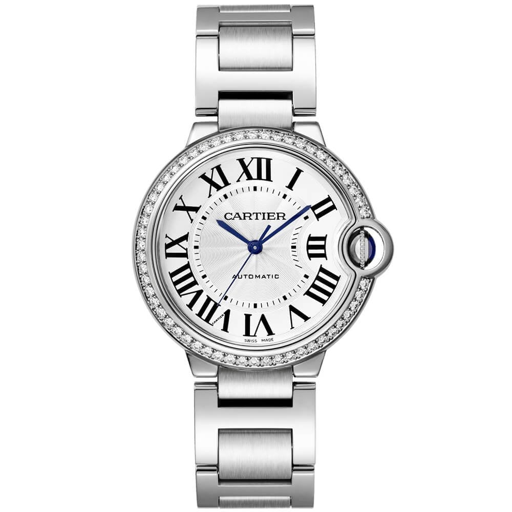 ballon-bleu-36mm-steel-diamond-set-bezel-watch-ipu1y.jpg Ballon Bleu 36mm Steel Diamond Set Bezel Watch - Image 1