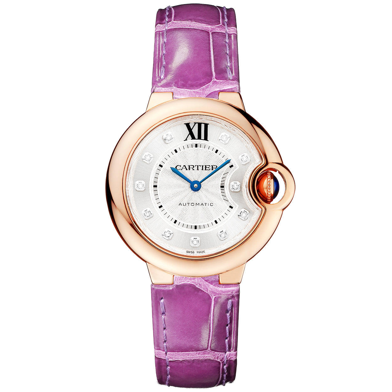 ballon-bleu-de-cartier-33mm-18ct-rose-gold-diamond-dial-watch-ypjjp.jpg Ballon Bleu de Cartier 33mm 18ct Rose Gold Diamond Dial Watch - Image 1