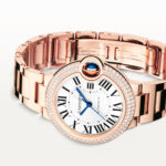 Ballon Bleu de Cartier 33mm 18ct Rose Gold Diamond Set Bracelet Watch - Image 6