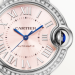 Ballon Bleu de Cartier 33mm Pink Dial Diamond Bezel Watch - Image 3