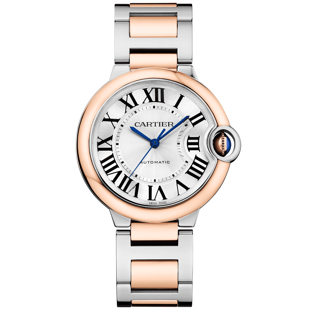 ballon-bleu-de-cartier-36mm-18ct-pink-gold-and-steel-watch-tak29.png Ballon Bleu de Cartier 36mm 18ct Pink Gold and Steel Watch - Image 1