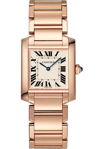 Cartier Tank Francaise Watch – 30 mm Pink Gold Case – WGTA0030