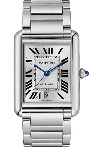 Cartier Tank Must Watch – 41 mm x 31 mm Steel Case – Silvered Dial – Bracelet – WSTA0053
