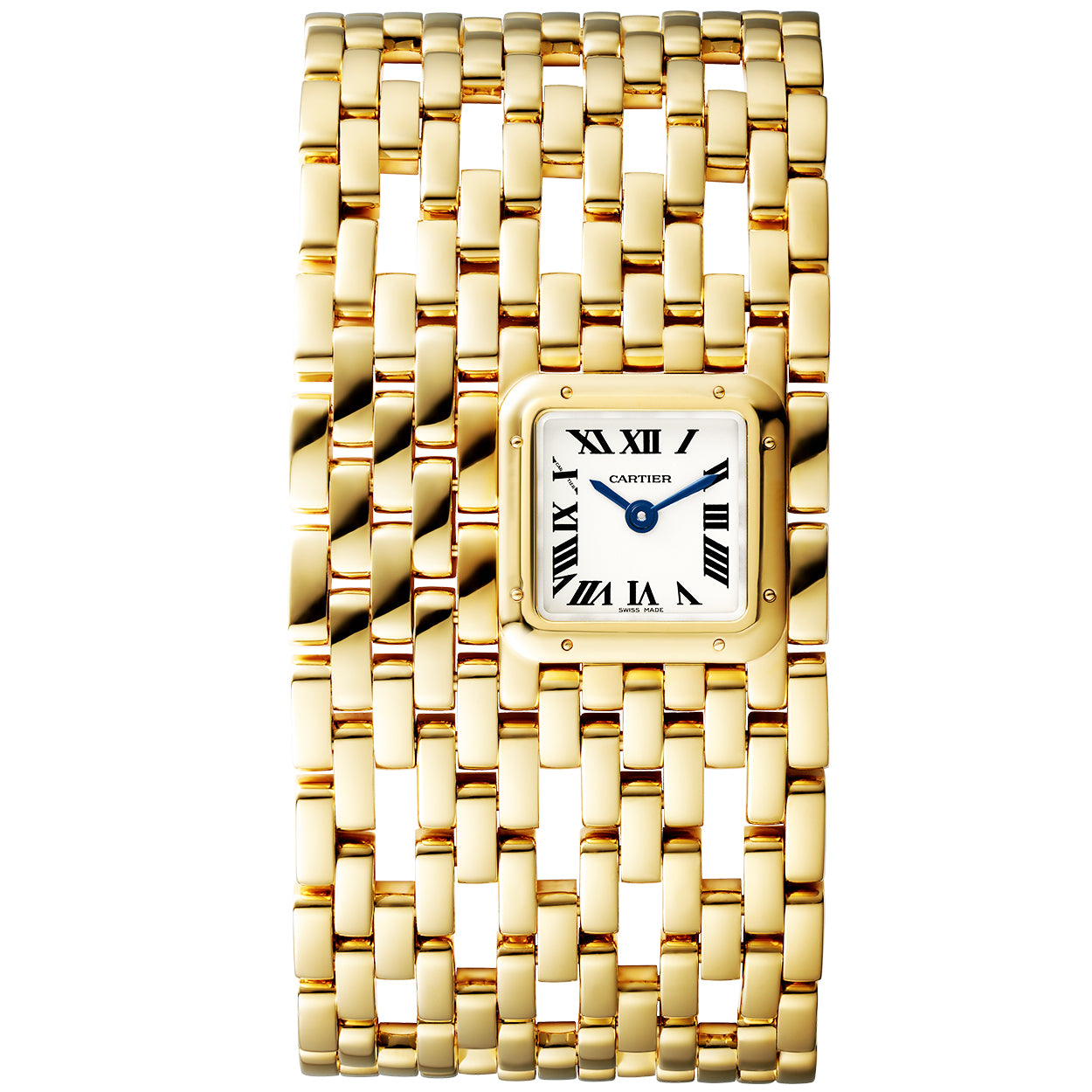 panthre-de-cartier-18ct-yellow-gold-cuff-bangle-watch-4qakk.jpg Panthère de Cartier 18ct Yellow Gold Cuff Bangle Watch - Image 1
