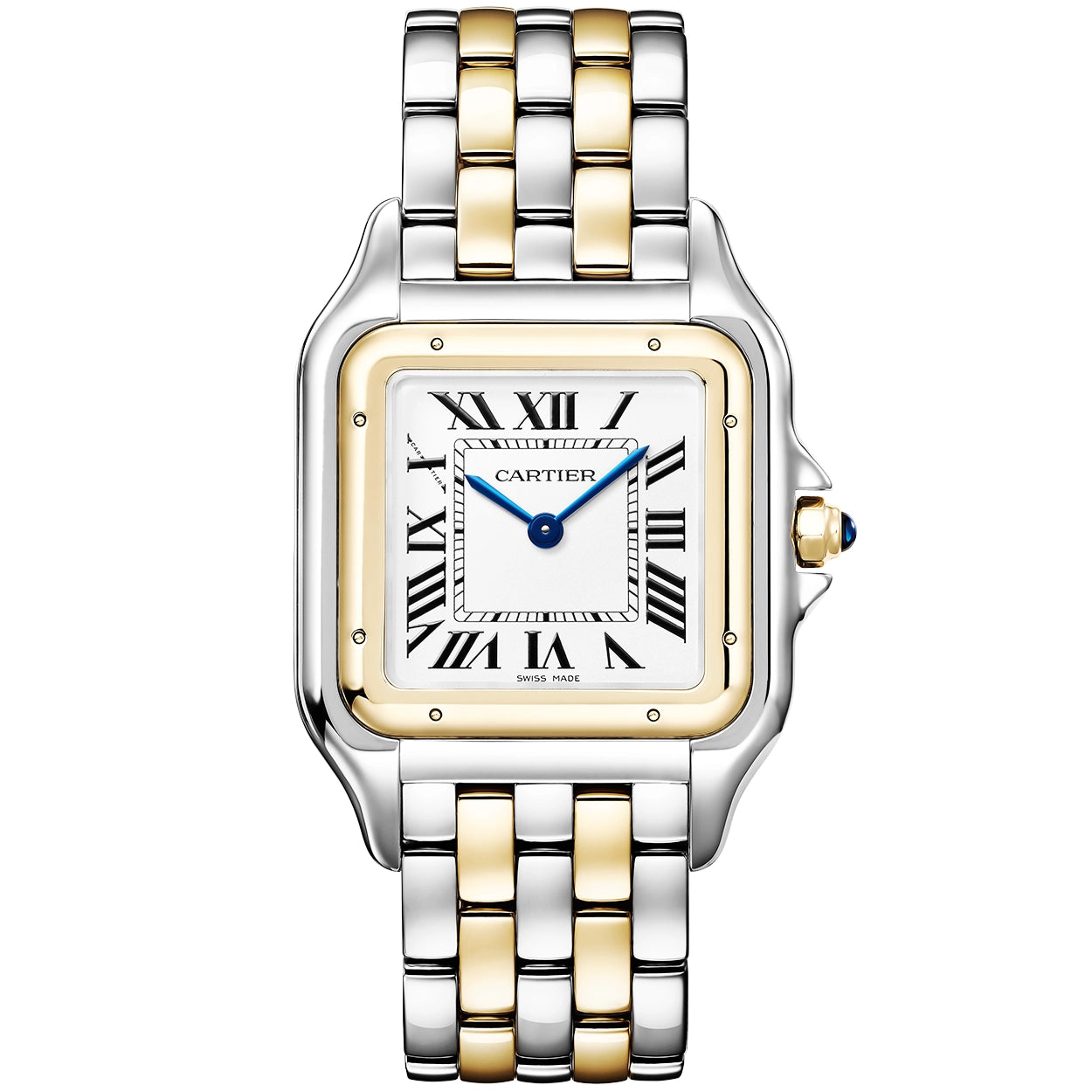 panthre-de-cartier-large-18ct-yellow-gold-amp-steel-bracelet-watch-8cm9z.jpg Panthère de Cartier Large 18ct Yellow Gold & Steel Bracelet Watch - Image 1
