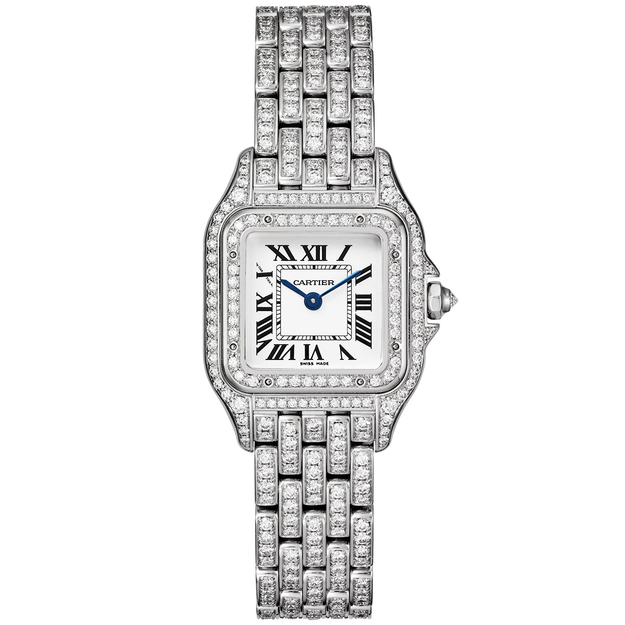 panthre-de-cartier-small-18ct-white-gold-full-diamond-set-watch-uepzv.jpg Panthère de Cartier Small 18ct White Gold Full Diamond Set Watch - Image 1
