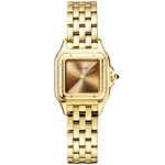 PanthÃ¨re de Cartier Small 18ct Yellow Gold Brown Dial Watch