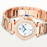 Pasha de Cartier 30mm 18ct Rose Gold Diamond Set Bracelet Watch - Image 6