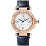 Pasha de Cartier 35mm 18ct Rose Gold Diamond Set Bracelet Watch - Image 4