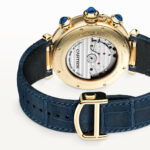 Pasha de Cartier 41mm 18ct Yellow Gold Chronograph Strap Watch - Image 6