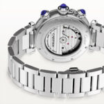 Pasha de Cartier 41mm Bracelet/Leather Strap Chronograph Watch - Image 4