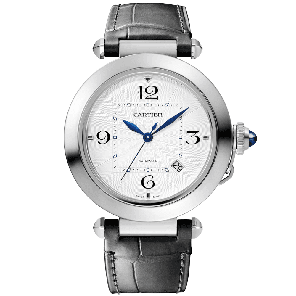 pasha-de-cartier-41mm-interchangeable-leather-strap-men8217s-automatic-watch-soxcr.png Pasha de Cartier 41mm Interchangeable Leather Strap Men’s Automatic Watch - Image 1