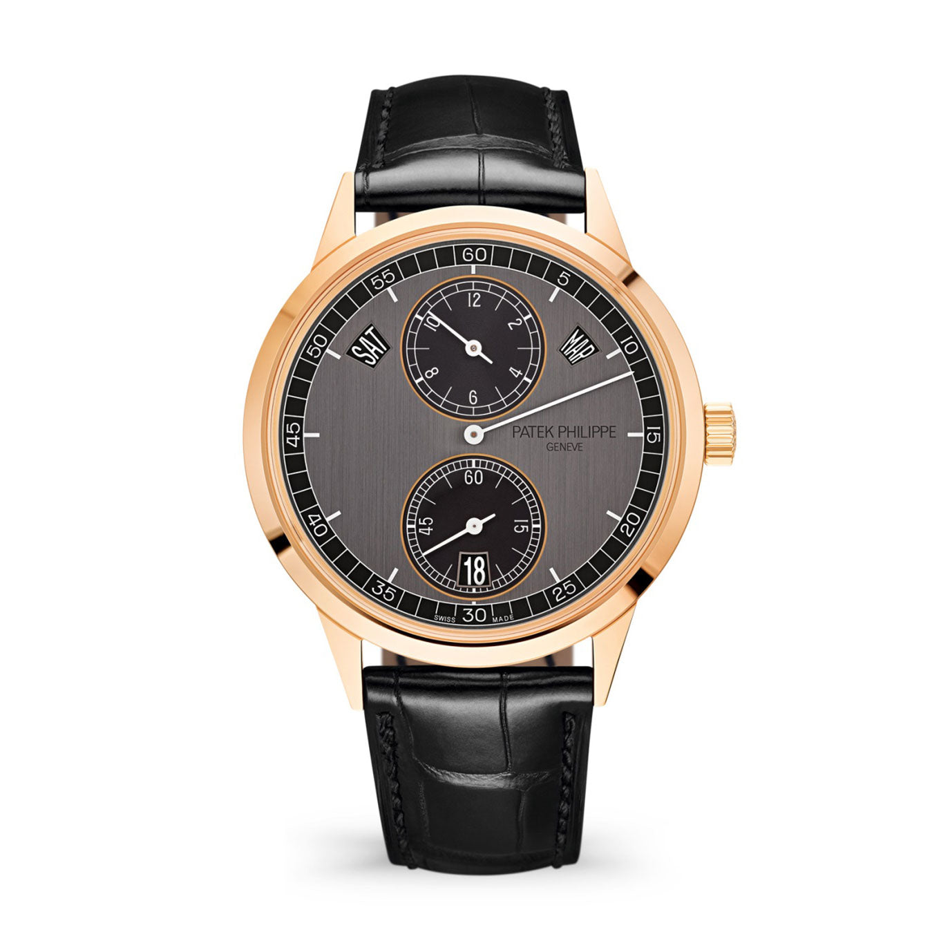 patek-philippe-complication-18k-rose-gold-405mm-annual-calendar-regulator-ref-523550r-001-5kobu.jpg Patek Philippe Complication, 18k Rose Gold, 40,5mm, Annual Calendar Regulator Ref# 5235/50R-001 - Image 1