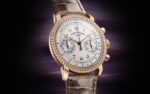 Patek Philippe Complication, 18k Rose Gold, Ladies Chronograph 38mm, 99 diamonds: ~0.99 ct., Ref# 7150/250R-001 - Image 7