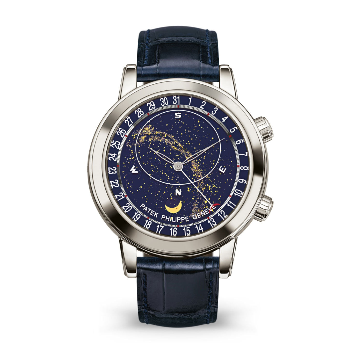patek-philippe-grand-complication-platinum-44mm-astronomical-ref-6102p-001-g2mbe.jpg Patek Philippe Grand Complication, Platinum, 44mm, Astronomical, Ref# 6102P-001 - Image 1