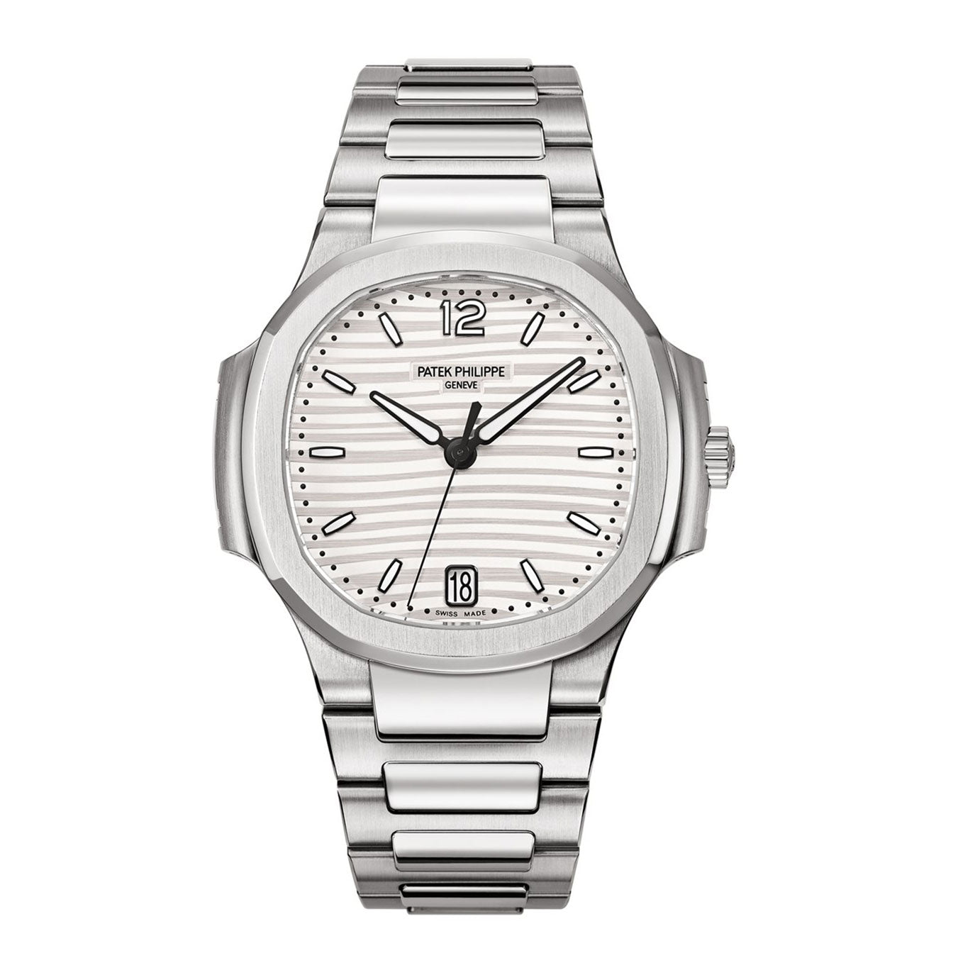 patek-philippe-nautilus-ladies-automatic-watch-stainless-steel-352mm-ref-71181a-010-2jven.jpg Patek Philippe Nautilus Ladies Automatic Watch, Stainless Steel, 35,2mm, Ref# 7118/1A-010 - Image 1