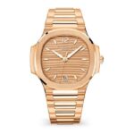Patek Philippe Nautilus Rose Gold 7118-1R-010 with Golden Brown Opaline dial - Image 6