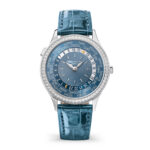 Patek Philippe Womenâ€™s Complication World-Time, 18k White Gold set with 89 diamonds (~1.03 ct.), 36mm, Ref# 7130G-016