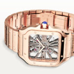 Santos de Cartier Large 18ct Rose Gold Men’s Skeleton Dial Watch - Image 5