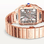Santos de Cartier Large 18ct Rose Gold Men’s Skeleton Dial Watch - Image 3
