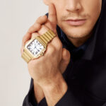 Santos de Cartier Large Automatic 18ct Yellow Gold Bracelet Watch - Image 2