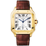 Santos de Cartier Large Automatic 18ct Yellow Gold Bracelet Watch - Image 5