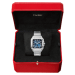 Santos de Cartier Large Automatic Steel Bracelet/Strap Watch - Image 2