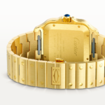 Santos de Cartier Large Brown Dial 18ct Yellow Gold Automatic Watch - Image 4