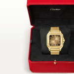 Santos de Cartier Large Brown Dial 18ct Yellow Gold Automatic Watch - Image 2