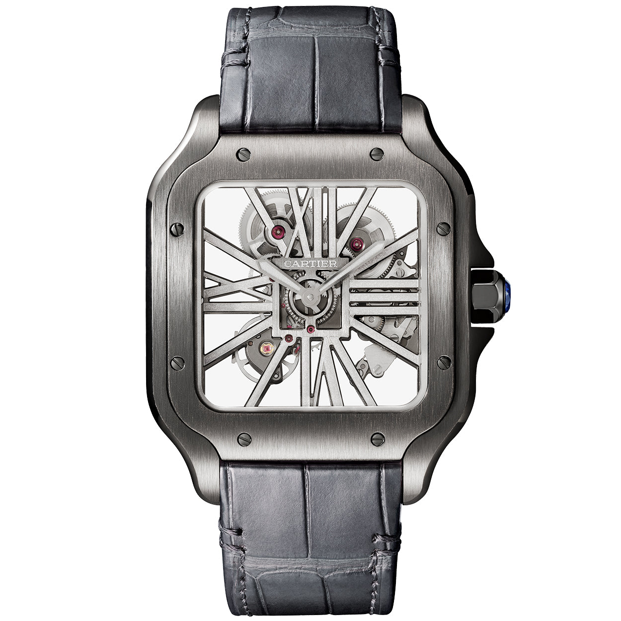 santos-de-cartier-large-skeleton-black-adlc-men8217s-watch-m4yle.jpg Santos de Cartier Large Skeleton Black ADLC Men’s Watch - Image 1