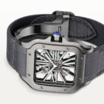 Santos de Cartier Large Skeleton Black ADLC Men’s Watch - Image 5